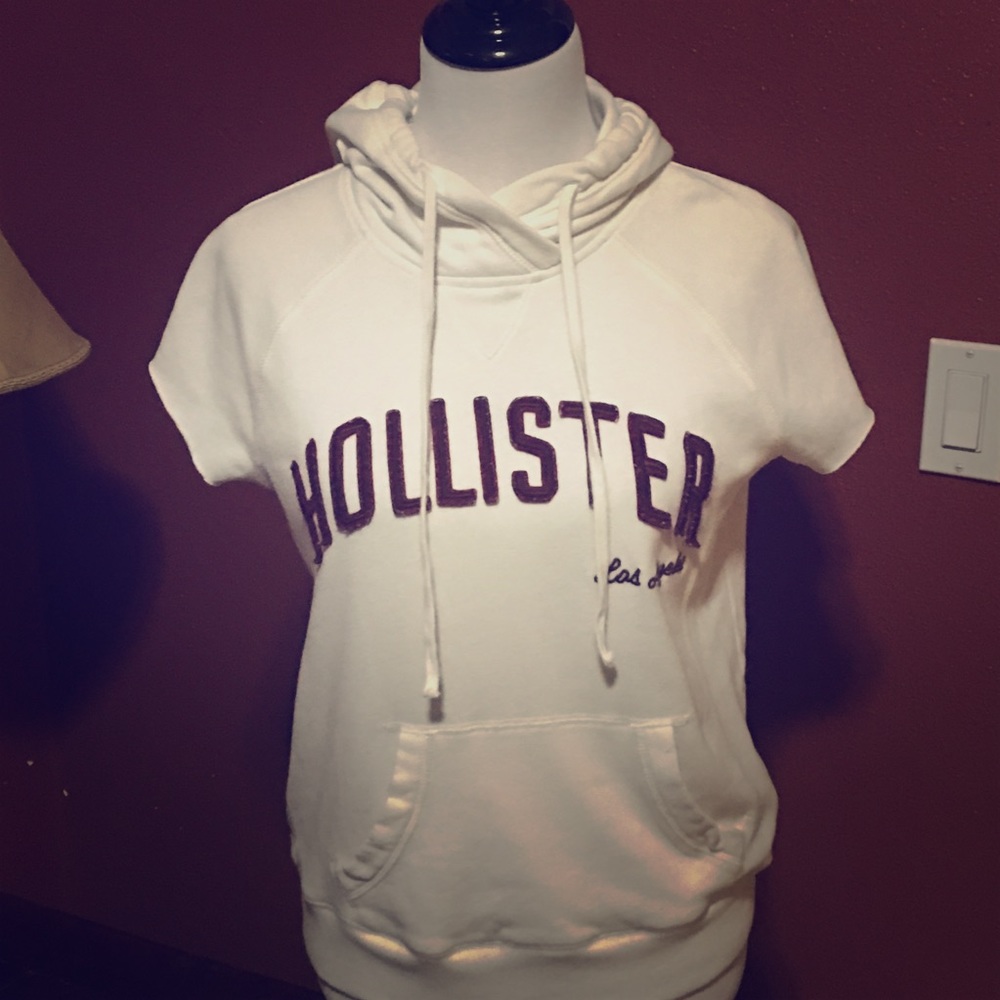 Hollister Crested Logo Fleece Hoodie